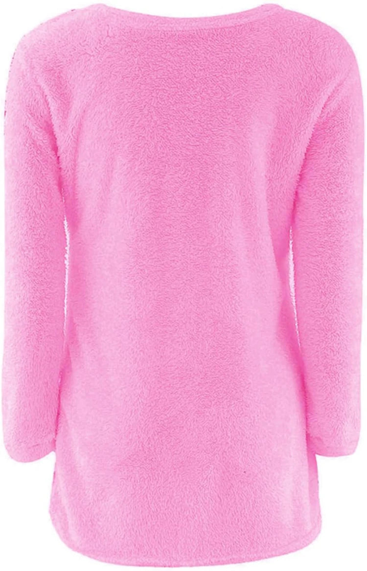 2024 Women Warm Sweaters Solid Color O Neck Loose Knitted Pullover Long Sweater Casual Blouse Lady Hipster Comfortable Clothing