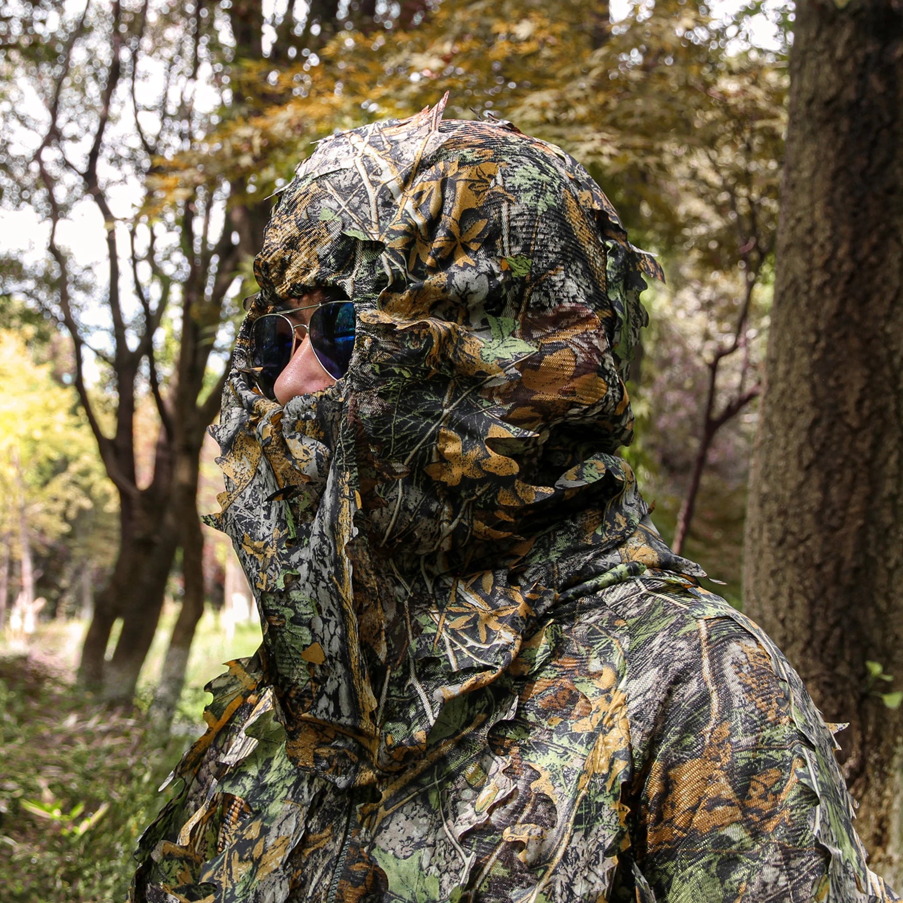 Outdoor Balaclava Hat Hunting Cap Multicam Full Face Mask Camouflage Airsoft Ghillie Game Accessories