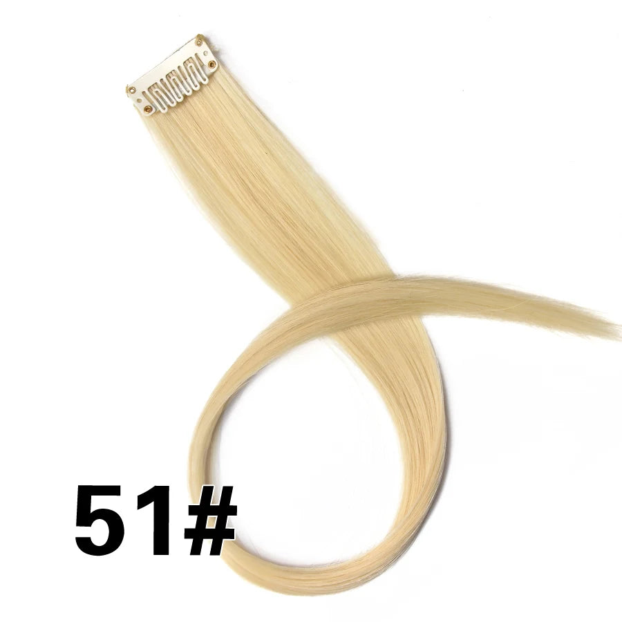 Clip In Hair Tinsel Fairy Hair Extensions Tinsel Glitter Colorful Clip On In Hair Extensions For Woman Girls Hair Accessories