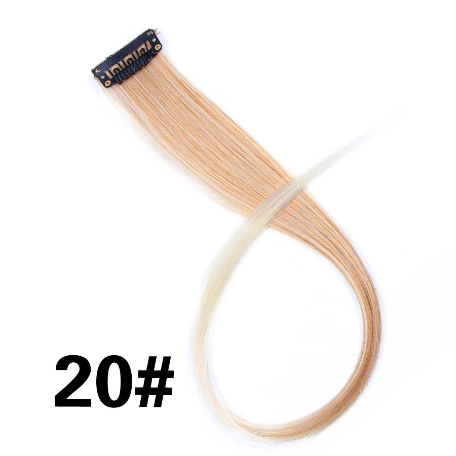 Clip In Hair Tinsel Fairy Hair Extensions Tinsel Glitter Colorful Clip On In Hair Extensions For Woman Girls Hair Accessories