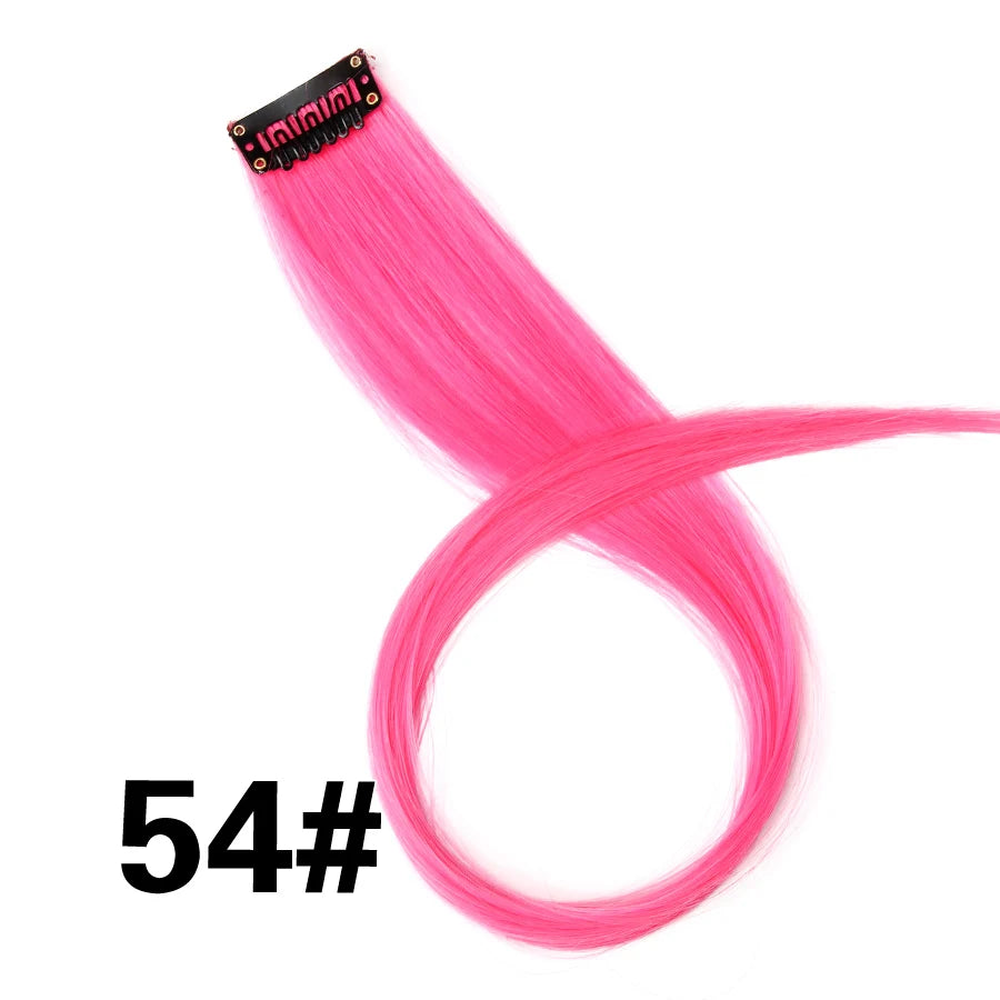 Clip In Hair Tinsel Fairy Hair Extensions Tinsel Glitter Colorful Clip On In Hair Extensions For Woman Girls Hair Accessories