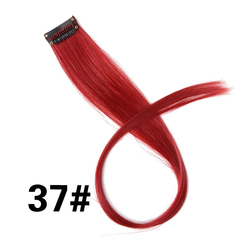 Clip In Hair Tinsel Fairy Hair Extensions Tinsel Glitter Colorful Clip On In Hair Extensions For Woman Girls Hair Accessories