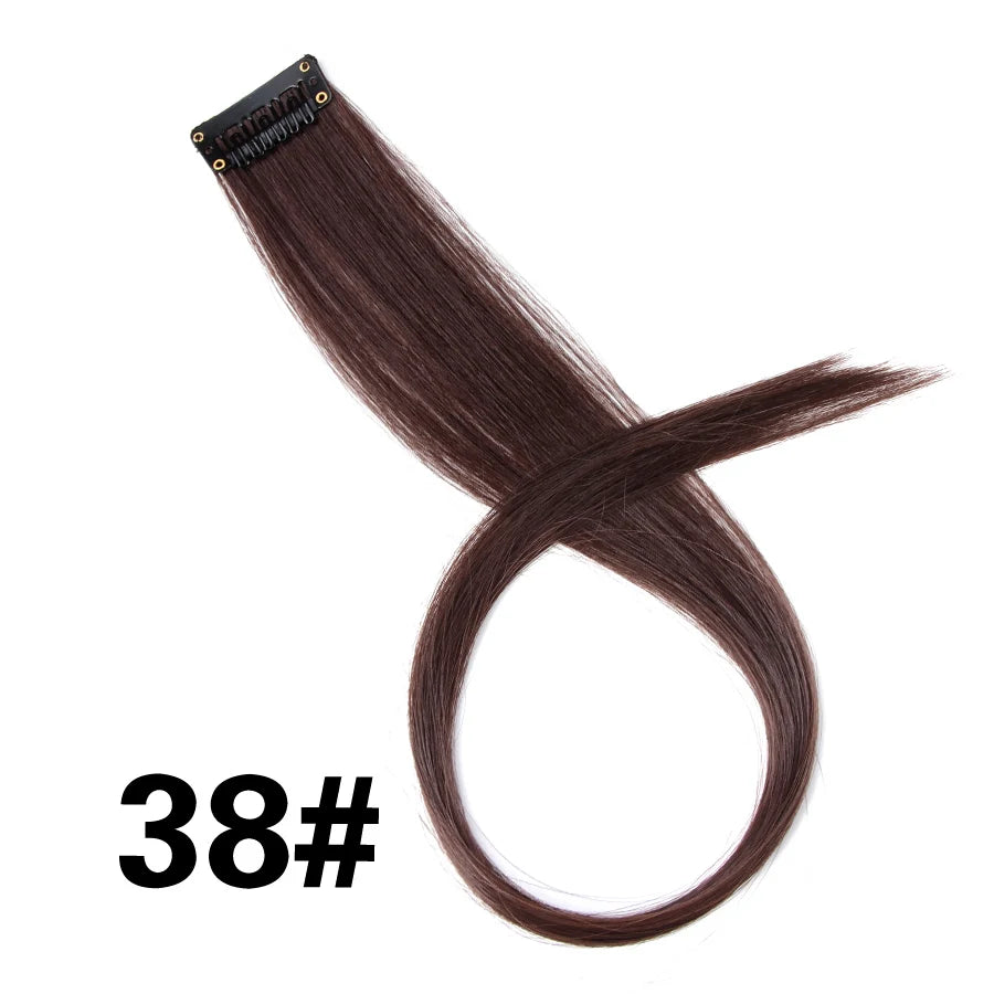Clip In Hair Tinsel Fairy Hair Extensions Tinsel Glitter Colorful Clip On In Hair Extensions For Woman Girls Hair Accessories