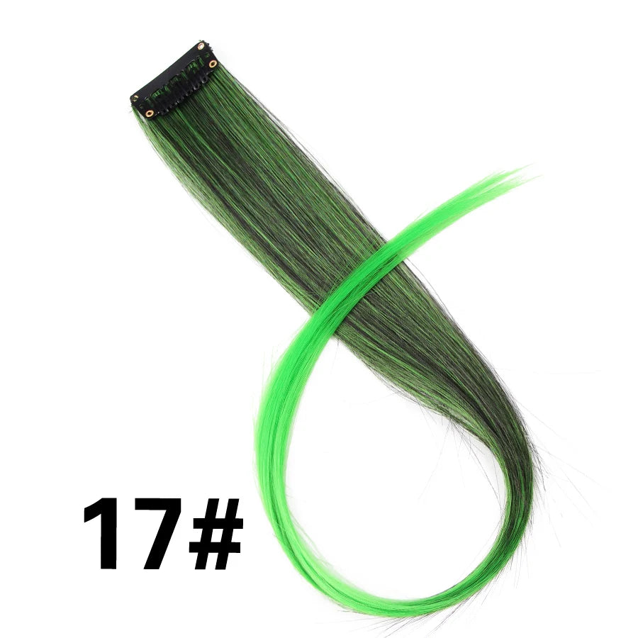 Clip In Hair Tinsel Fairy Hair Extensions Tinsel Glitter Colorful Clip On In Hair Extensions For Woman Girls Hair Accessories