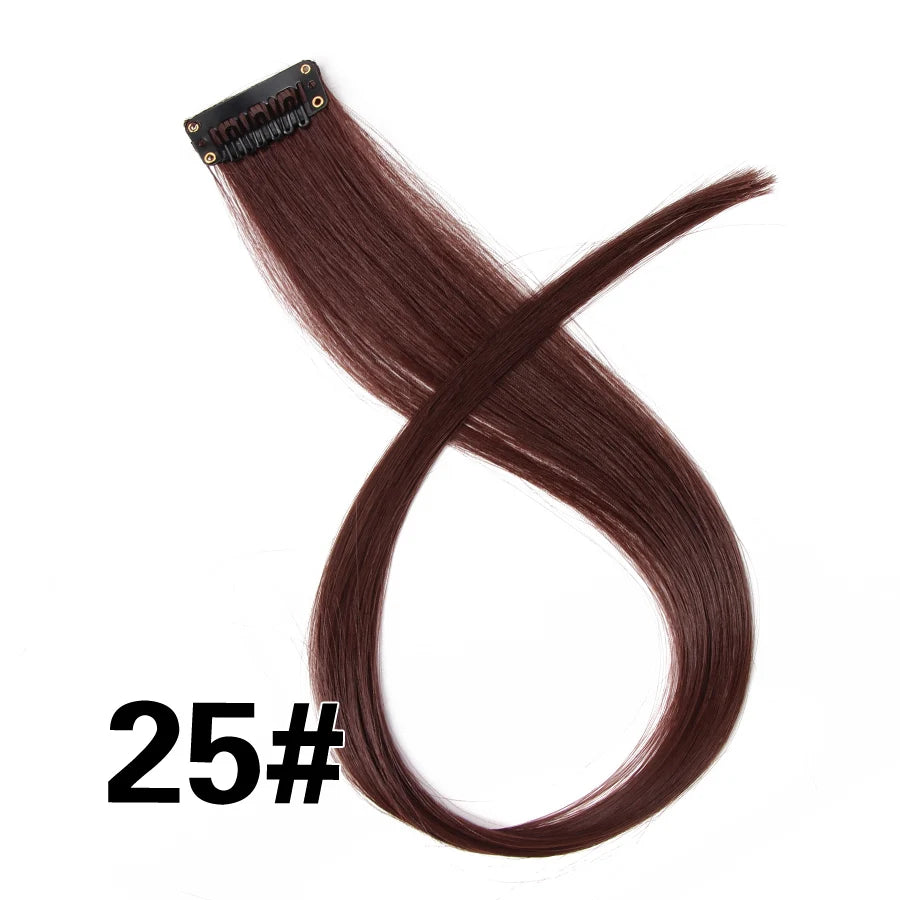 Clip In Hair Tinsel Fairy Hair Extensions Tinsel Glitter Colorful Clip On In Hair Extensions For Woman Girls Hair Accessories