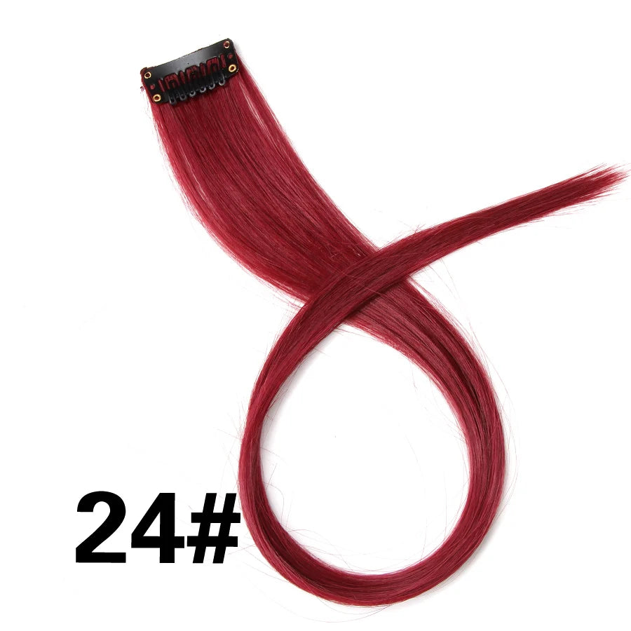 Clip In Hair Tinsel Fairy Hair Extensions Tinsel Glitter Colorful Clip On In Hair Extensions For Woman Girls Hair Accessories
