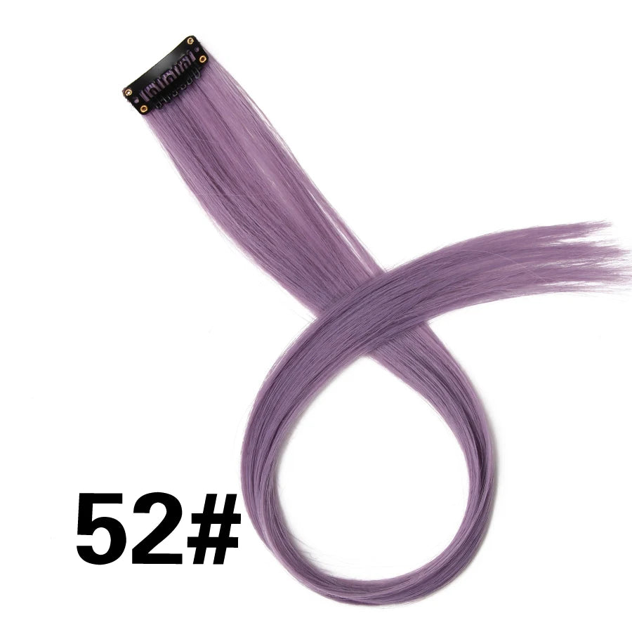 Clip In Hair Tinsel Fairy Hair Extensions Tinsel Glitter Colorful Clip On In Hair Extensions For Woman Girls Hair Accessories