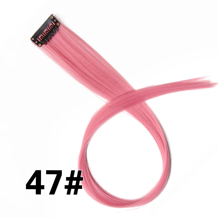 Clip In Hair Tinsel Fairy Hair Extensions Tinsel Glitter Colorful Clip On In Hair Extensions For Woman Girls Hair Accessories