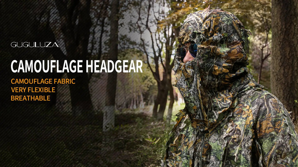 Outdoor Balaclava Hat Hunting Cap Multicam Full Face Mask Camouflage Airsoft Ghillie Game Accessories