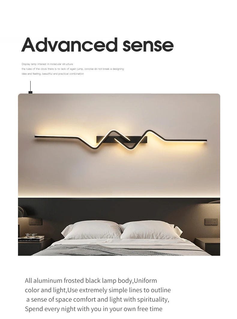 Modern Wall Light Long Lights Nordic Living Room Decorative lights For Wall Corridor Ceiling Light Home Decor Lighting Fixtures