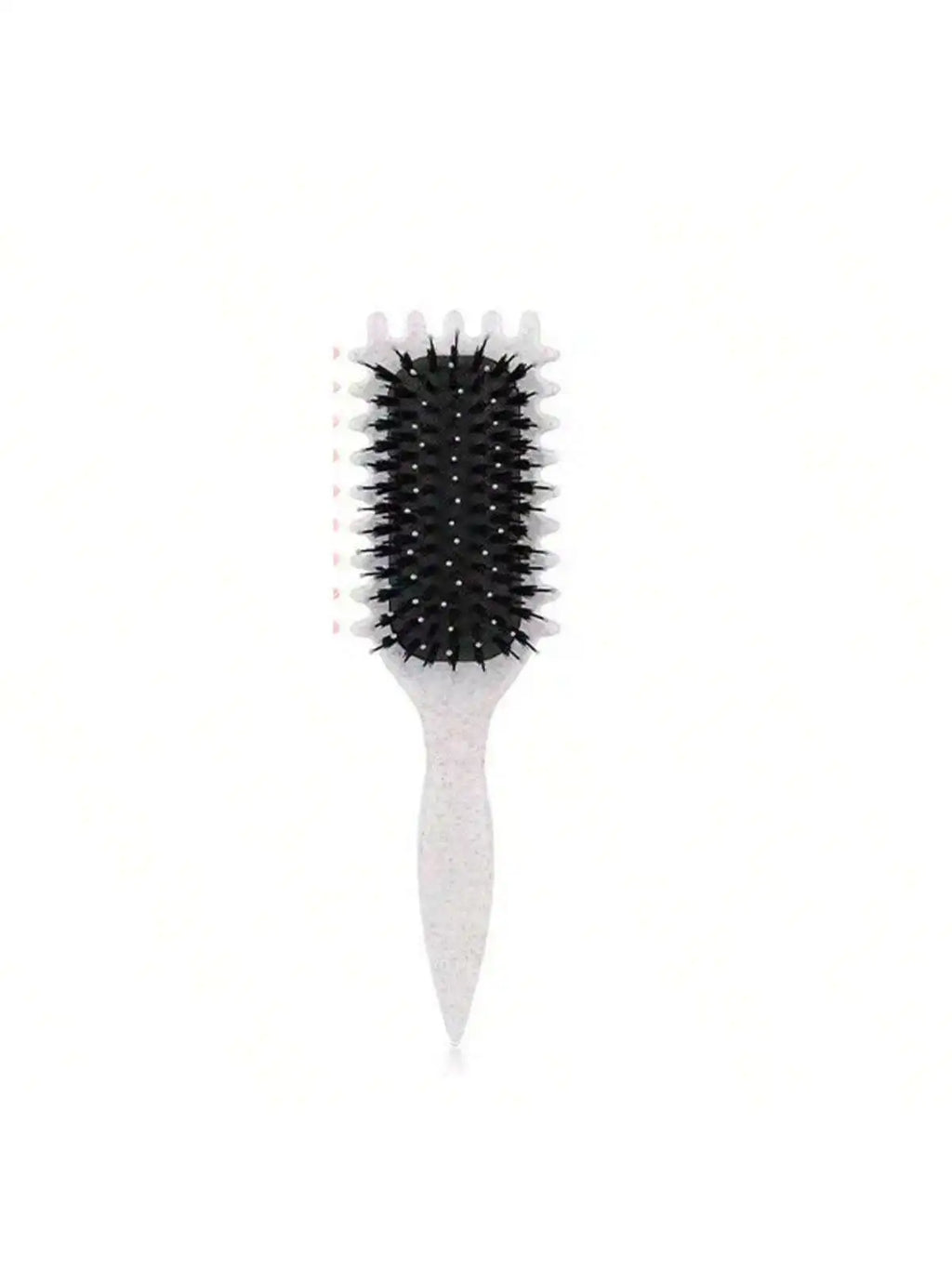 Curly Hair Brush with Black Bristles - Curl Defining and Shaping Comb, Hair Styling Tool Stylish Grooming Tool Durable Hairbrush