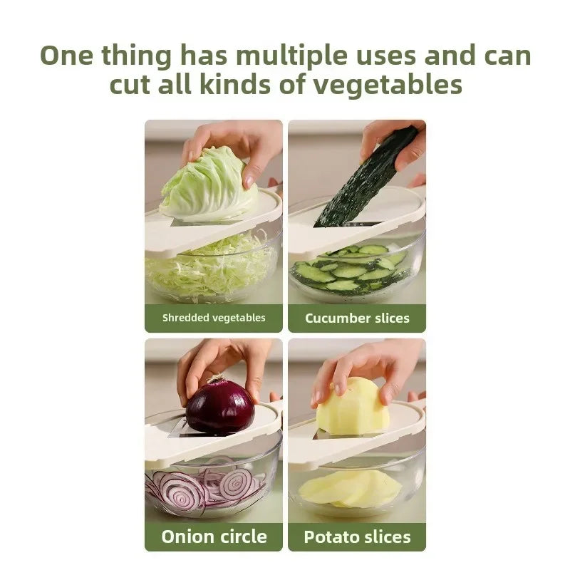 1 PCS Multi Functional Vegetable Slicer Grater Cutter Shredder For Cabbage And Various Ingredients Kitchen Gadget Tool Easy Use
