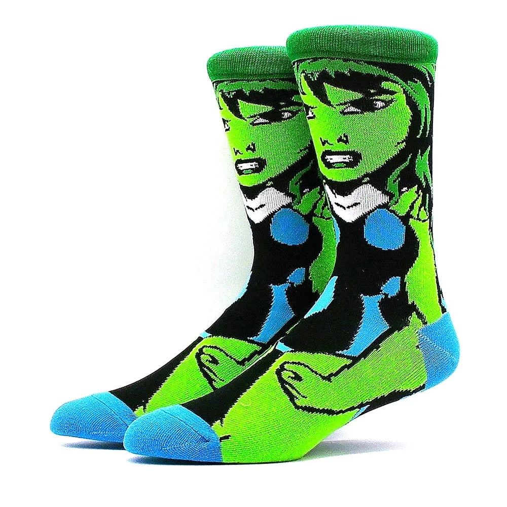 2023 Funny Socks Hot Selling High Quality Anime Socks Men's Women's Funny Socks Personality Fashion Men's Socks Cartoon Socks