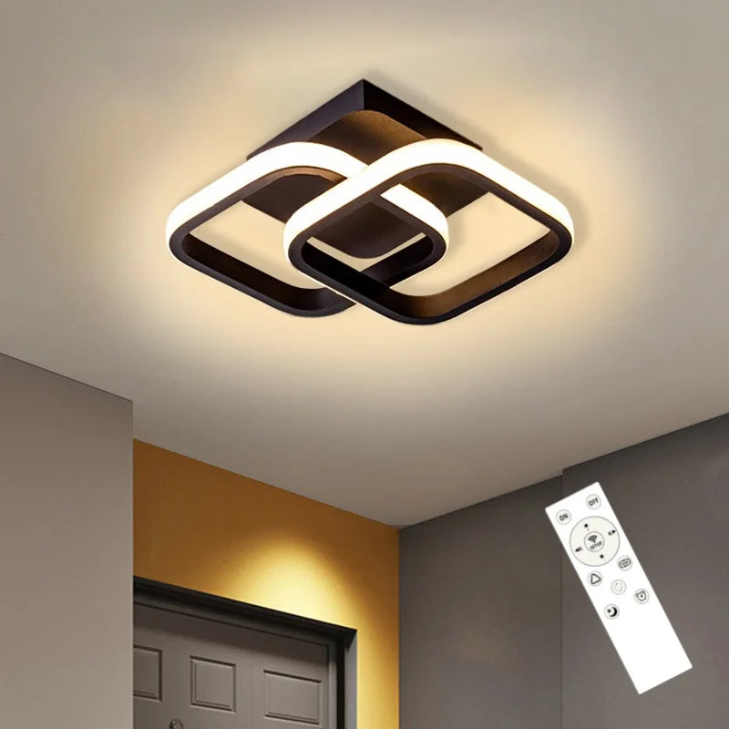 Modern LED Ceiling Light Creative Dimmable Ceiling Lamp Indoor Lighting Bedroom Corridor Balcony Aisle Office Home Decor Light