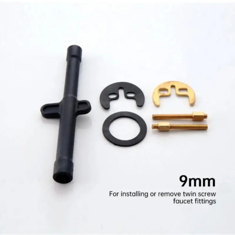 Plumbing Key 9/10/11/12mm Tap Wrench Flume Wrench Sink Faucet Socket Wrench Plumbing Tools Wrench Multifunctional Plumbing Tool