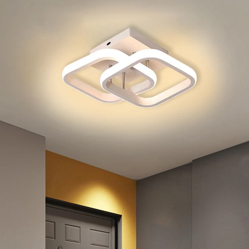 Modern LED Ceiling Light Creative Dimmable Ceiling Lamp Indoor Lighting Bedroom Corridor Balcony Aisle Office Home Decor Light