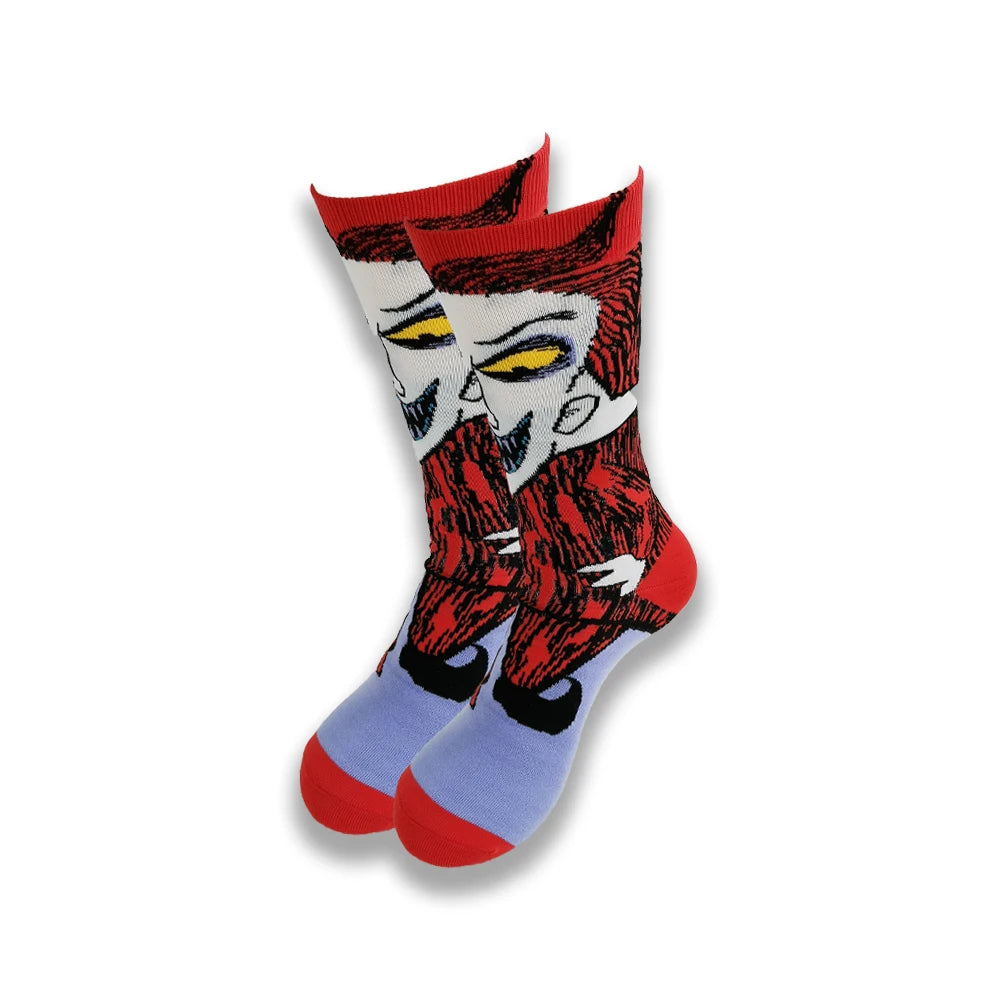 High quality comfortable cartoon characters Men and Women  Latest Design Funny Socks