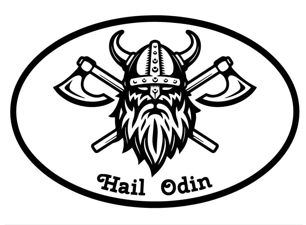 15cm Cartoon Viking Rune Fun Personality Car Window Body Cover Scratches Stickers Stylish, Cute, Exterior Parts PVC Accessories