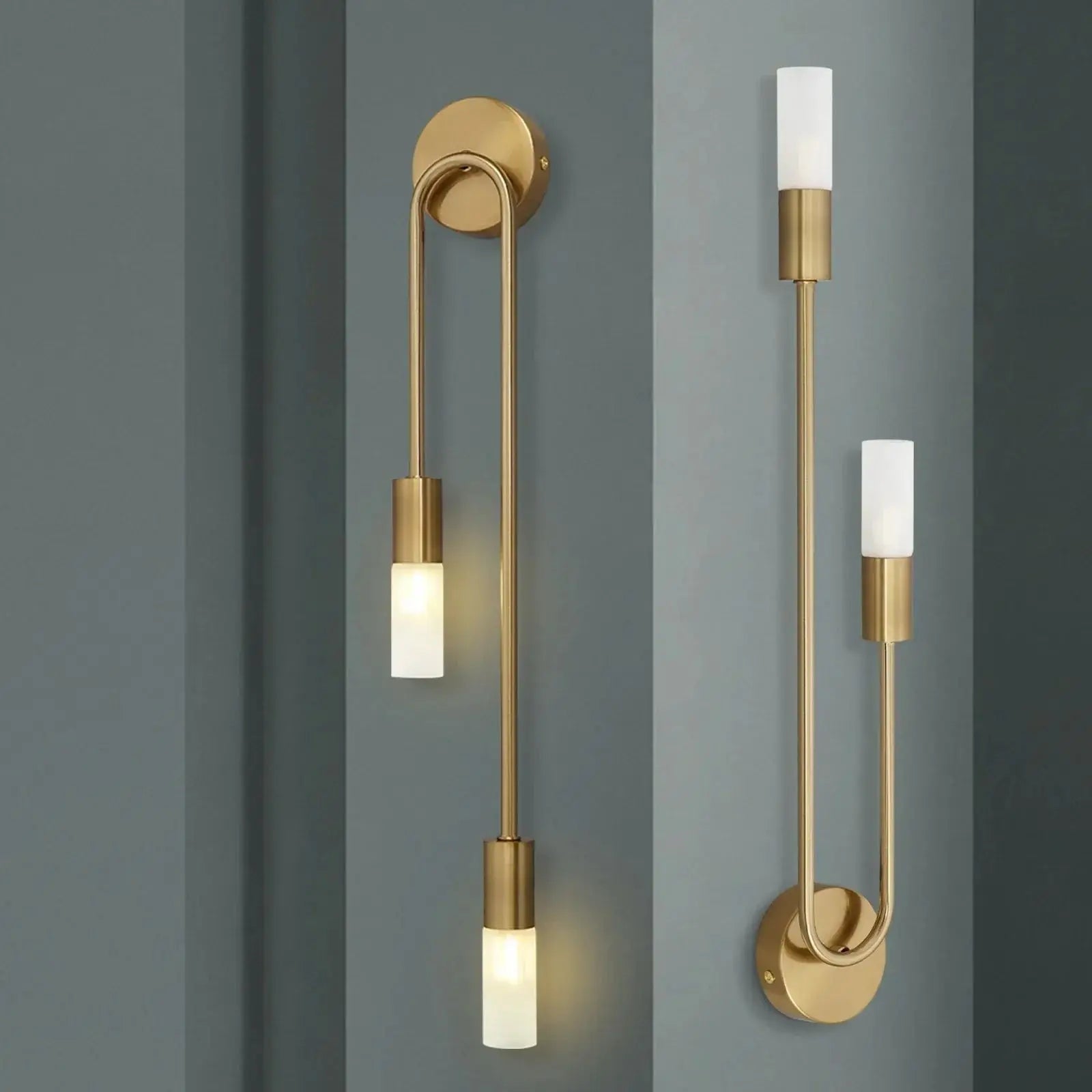 LED Golden Black Light Luxury Wall Lamp Living Room Nordic Modern Minimalist Creative Background Wall Corridor Bedroom Bedside