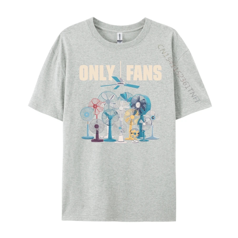 Only Fans Mens Clothing Plus Size Men's Fashion Short Sleeve Clothing Print Cotton Tee Shirts