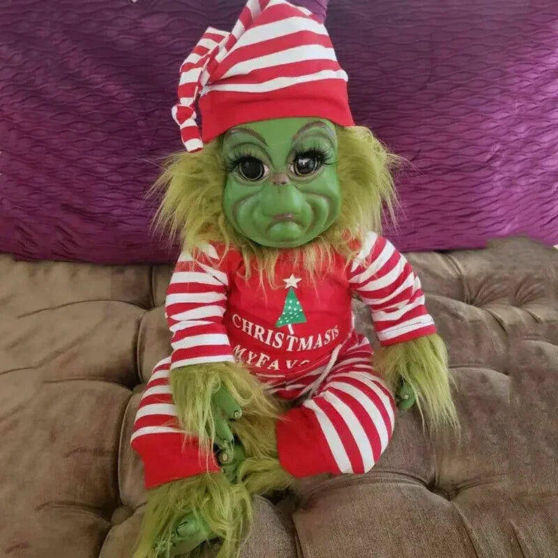 Cute Christmas Dolls Stuffed Plush Toy Room Decor Desktop Ornament Creative Adorable Holiday Decor Children Gift