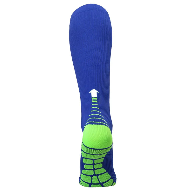 Unisex Compression Socks 30 Mmhg Sport Socks Soccer Football Socks Arrow Pattern Thigh Tube Socks Outdoor Running Fitness Socks