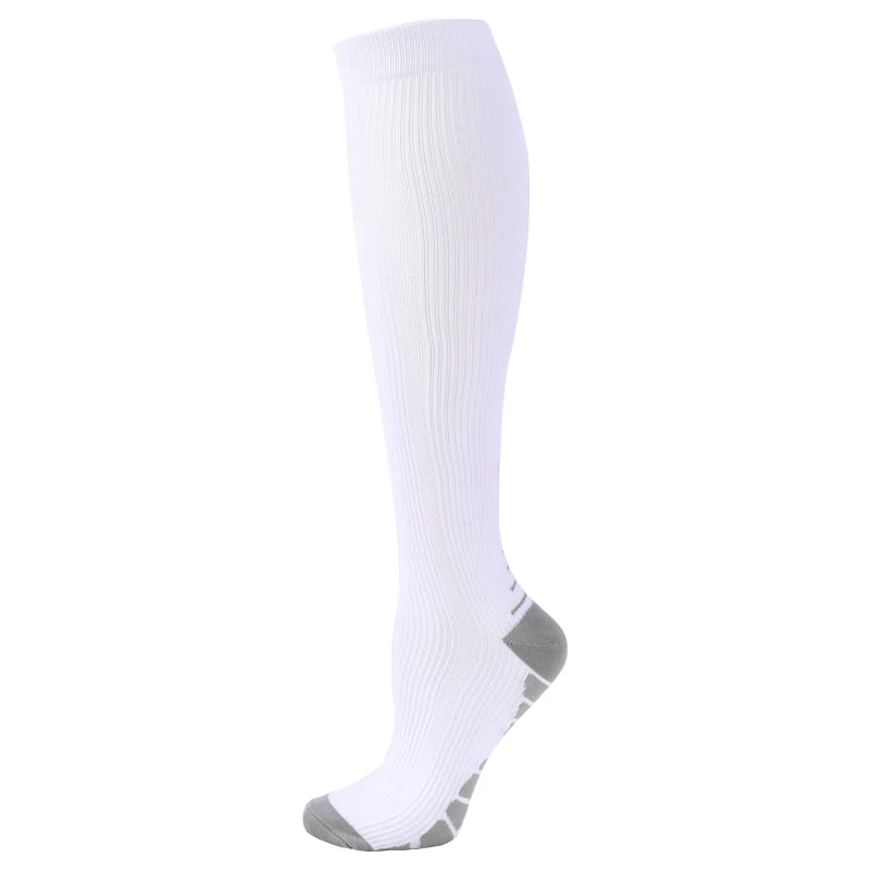 Unisex Compression Socks 30 Mmhg Sport Socks Soccer Football Socks Arrow Pattern Thigh Tube Socks Outdoor Running Fitness Socks