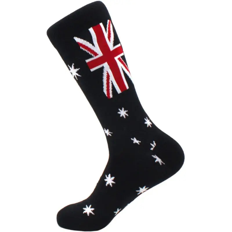 Men's hip hop harajuku socks polka dot alien skateboard checkered animal medium cut funny socks