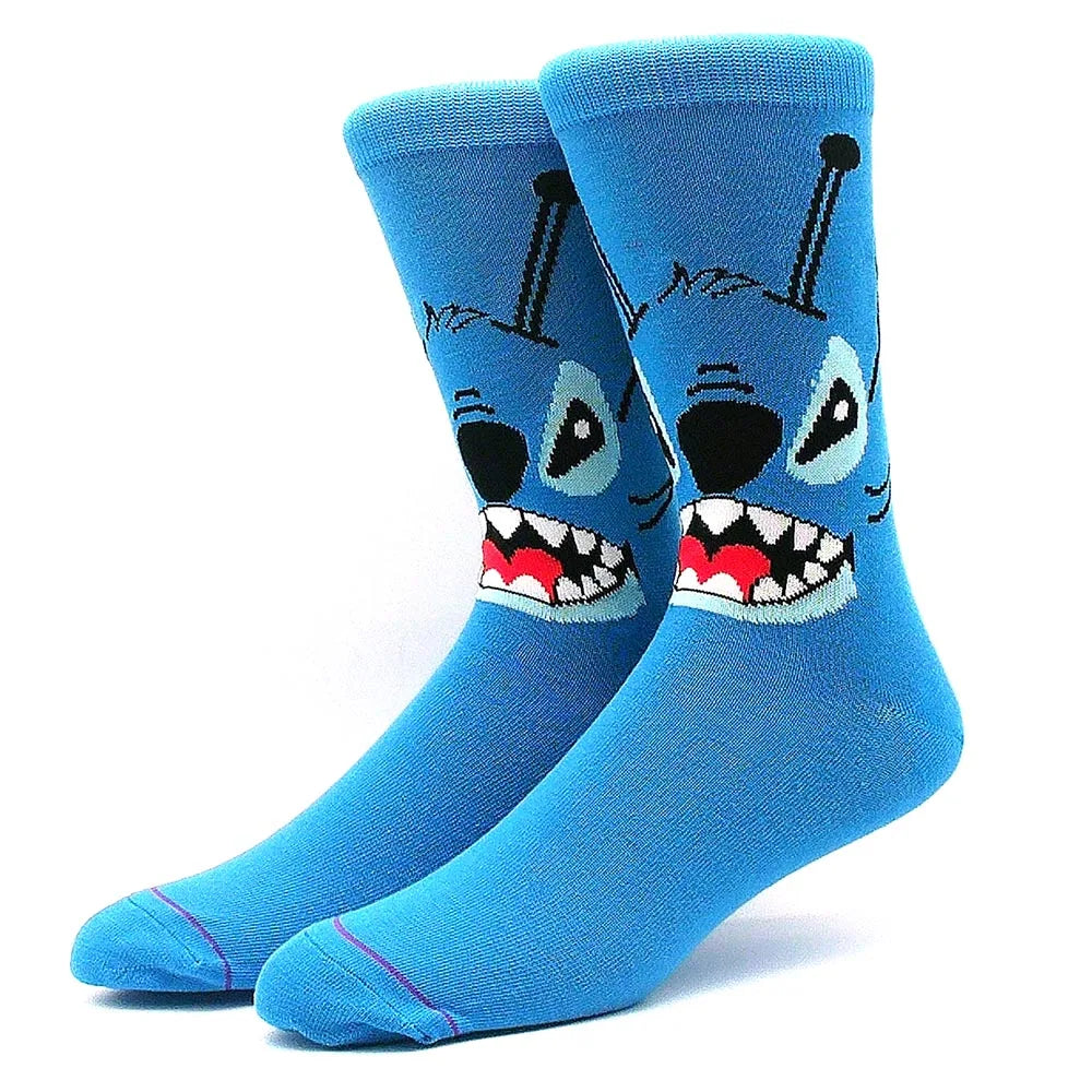 2023 Funny Socks Hot Selling High Quality Anime Socks Men's Women's Funny Socks Personality Fashion Men's Socks Cartoon Socks