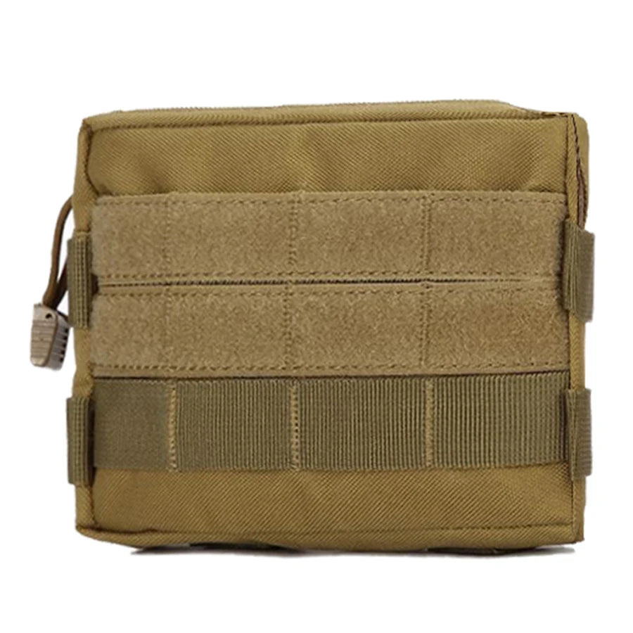 Multi functional accessory miscellaneous bag storage bag can be hung on top of outdoor vest, outdoor backpack belt