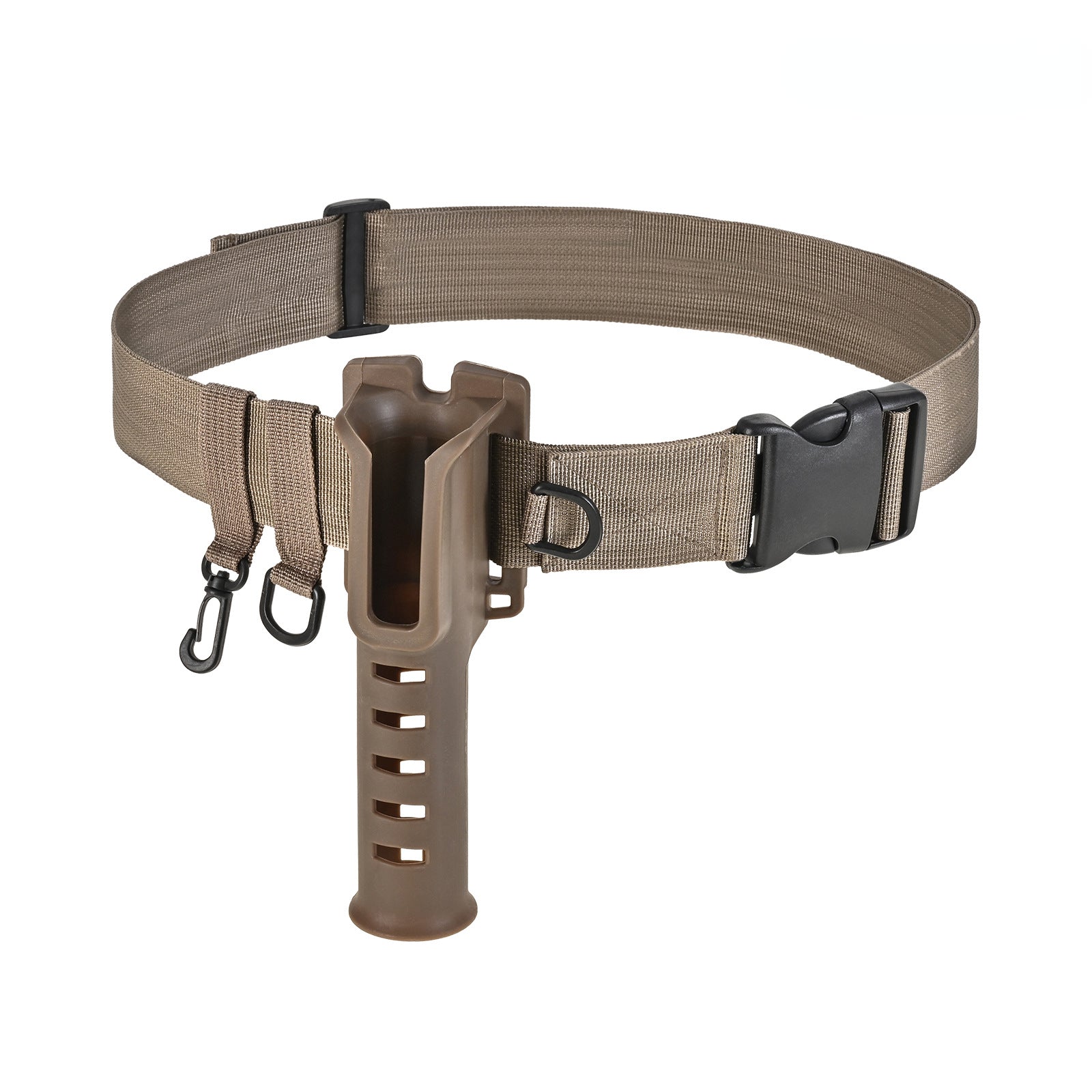 Portable rod holder fishing gear accessory with adjustable waist fishing rod insertion device fishing accessories tool outdoor