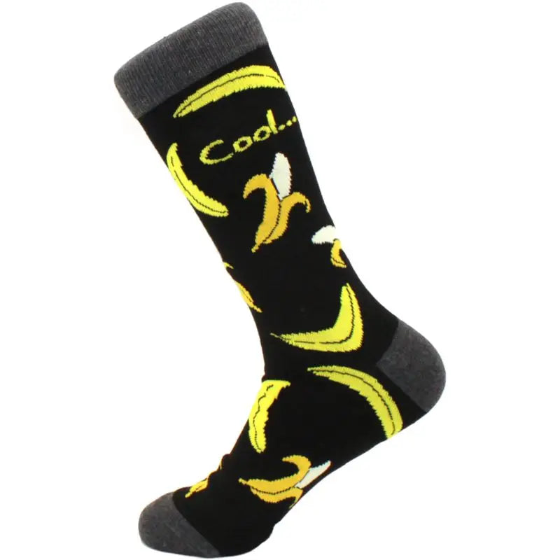 Men's hip hop harajuku socks polka dot alien skateboard checkered animal medium cut funny socks