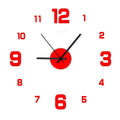 Creative Frameless DIY Wall Clock Wall Decoration Home Silent Clock Living Room Office Wall Decoration Art Bedroom Decor Modern