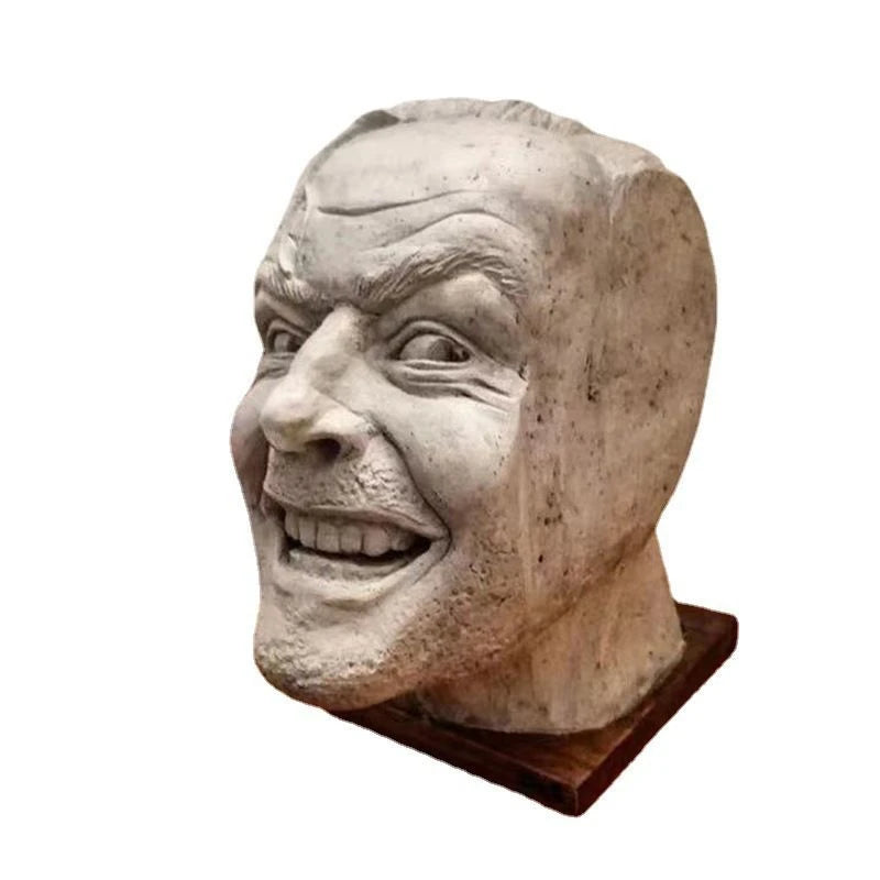 NEW Halloween Johnny's Book Stall Decorations Decoration Home Courtyard Design Decoration Face Simulation