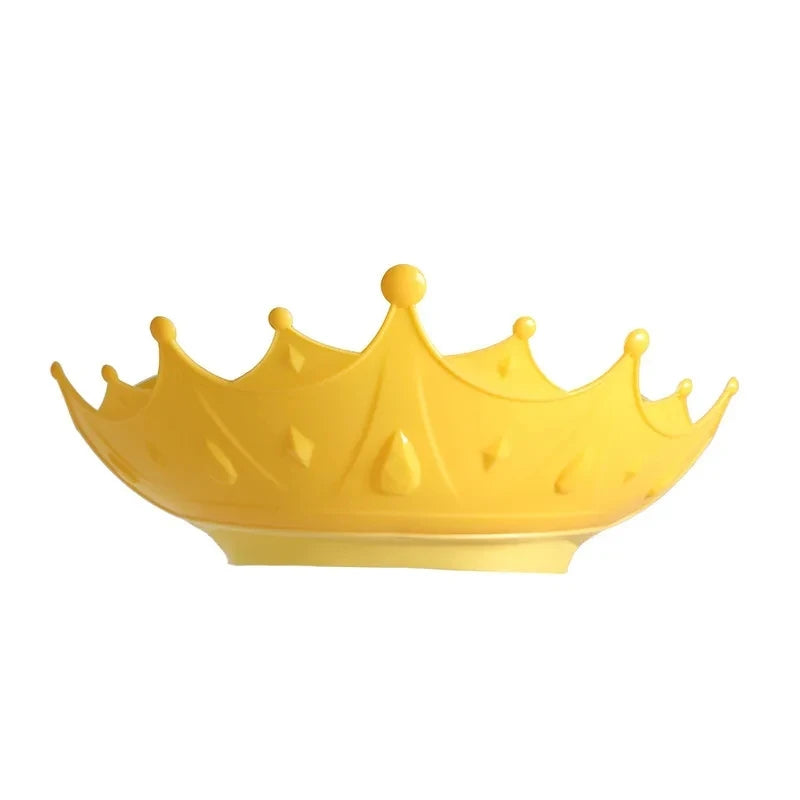 Baby Shower Cap Waterproof Shampoo Hat for Children Shower Toddler Protect Ears Eyes Girl Boy Adjustable Silicone Bathing Crown