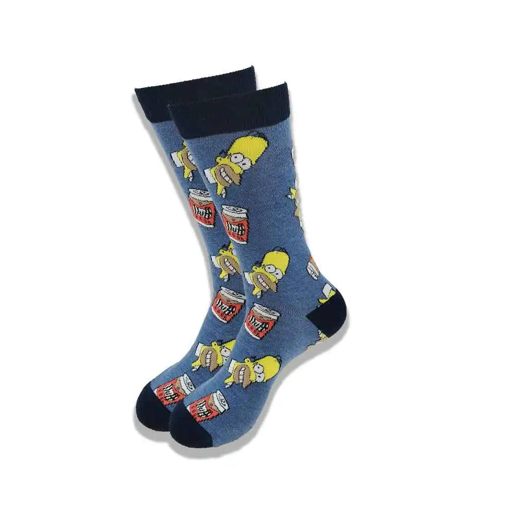 High quality comfortable cartoon characters Men and Women  Latest Design Funny Socks