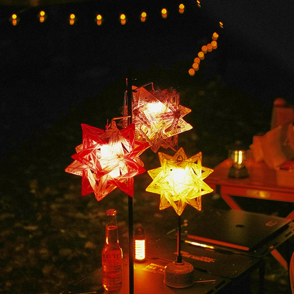 Outdoor Star Camping Light Shade Waterproof Atmosphere Lampshade Wear-Resistant Decorative Lampshade Lighting Accessories