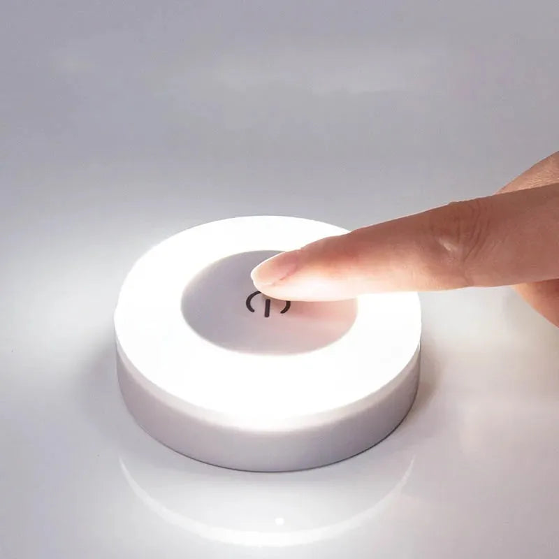 Led Wall Light Portable USB Rechargeable Night Light for Living Room Bedroom Lighting Lamps Bedside Lamp Touch Light Home Decor