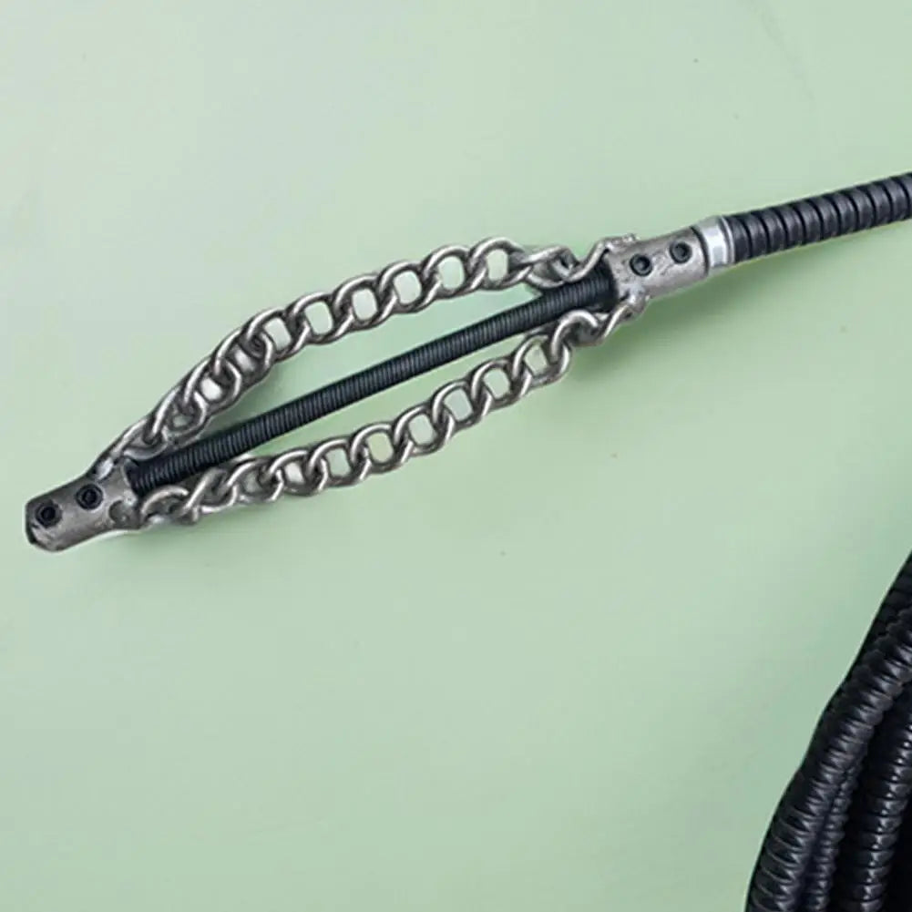 Electrical Drain Cleaner Dredging Sewer Special Tool Tool Solid Chain Dredging Spring Oil Stain Blocking Pipeline Dredging Tool