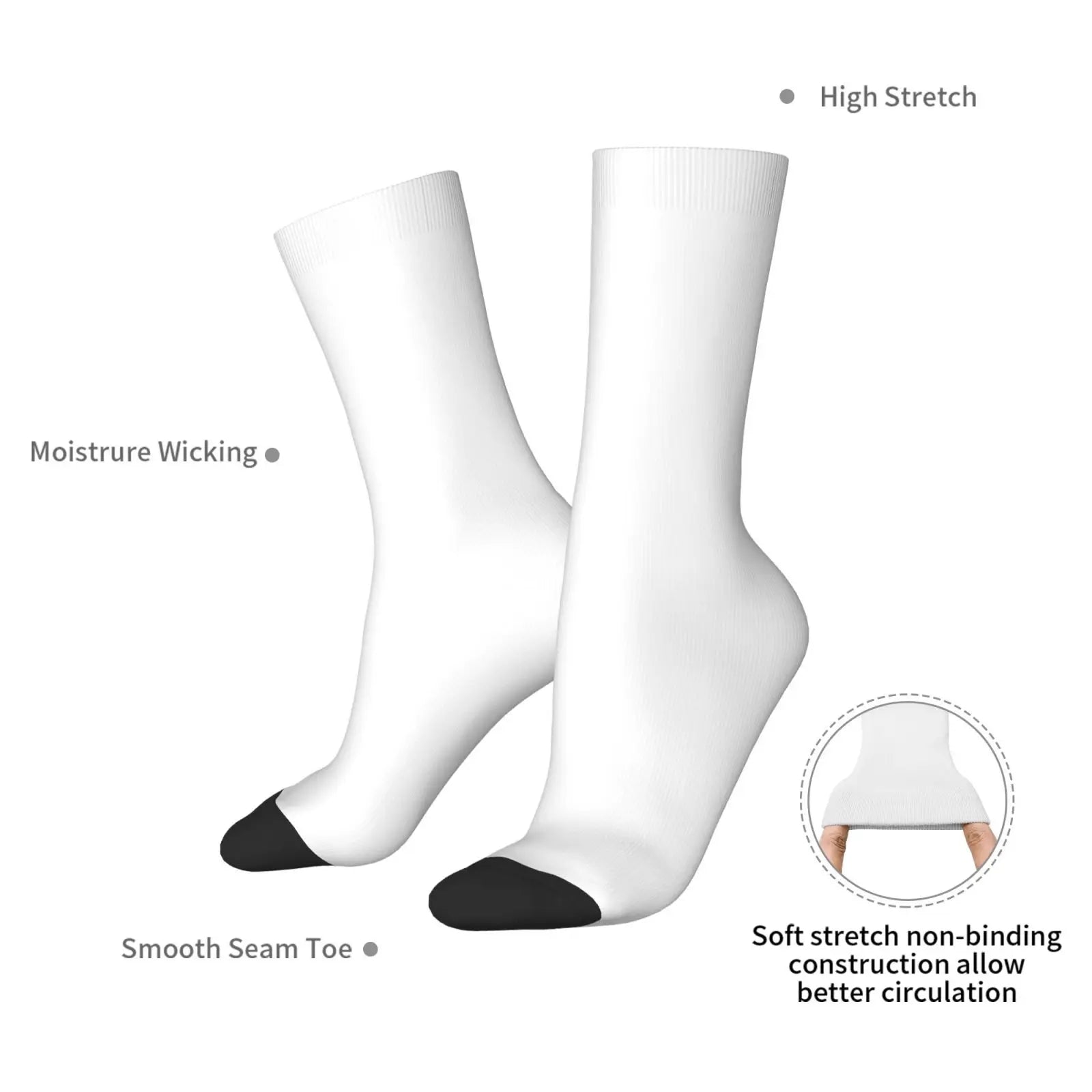Coraline Horror Movie Stockings Design Funny Socks Autumn Non Skid Socks Couple Running Medium Soft Socks
