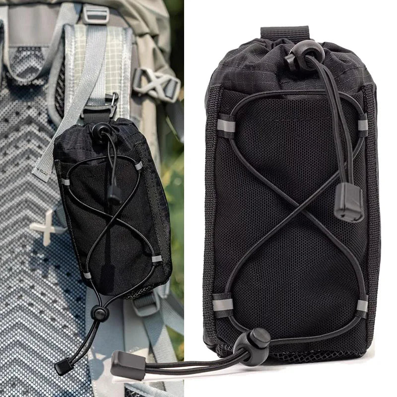 1PC Outdoor Camping Backpack Arm Bag Climbing Wallet Purse Phone Case for Water Bottle Storage Bag Hiking Pouchmobile Hook Bag