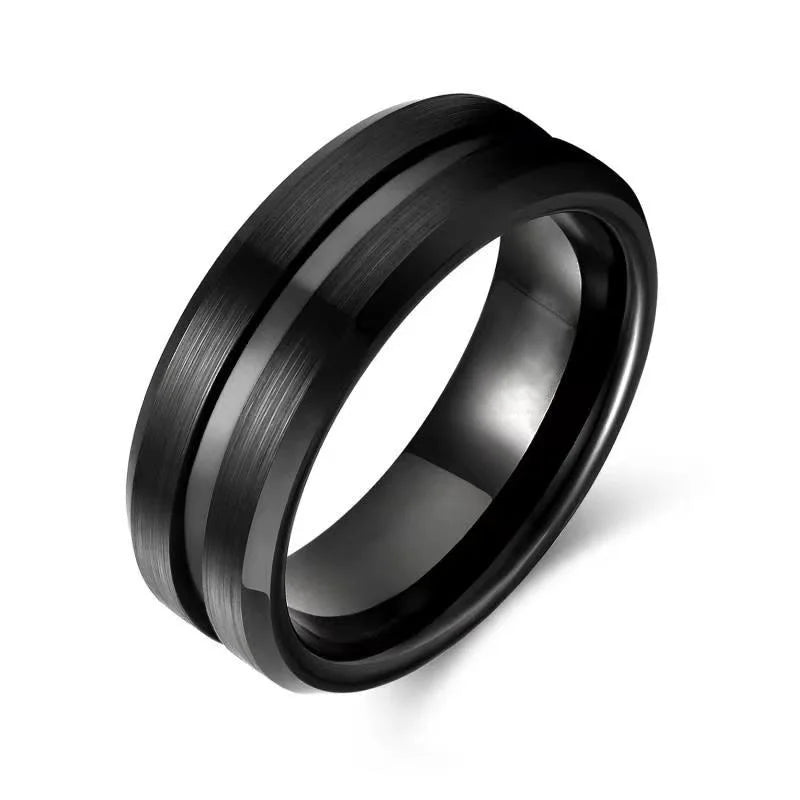 2025 Classical Viking Rune Wood Grain Rings For Men Anniversary Party Jewelry Accessories Gift Fashion Stainess Steel Men Rings
