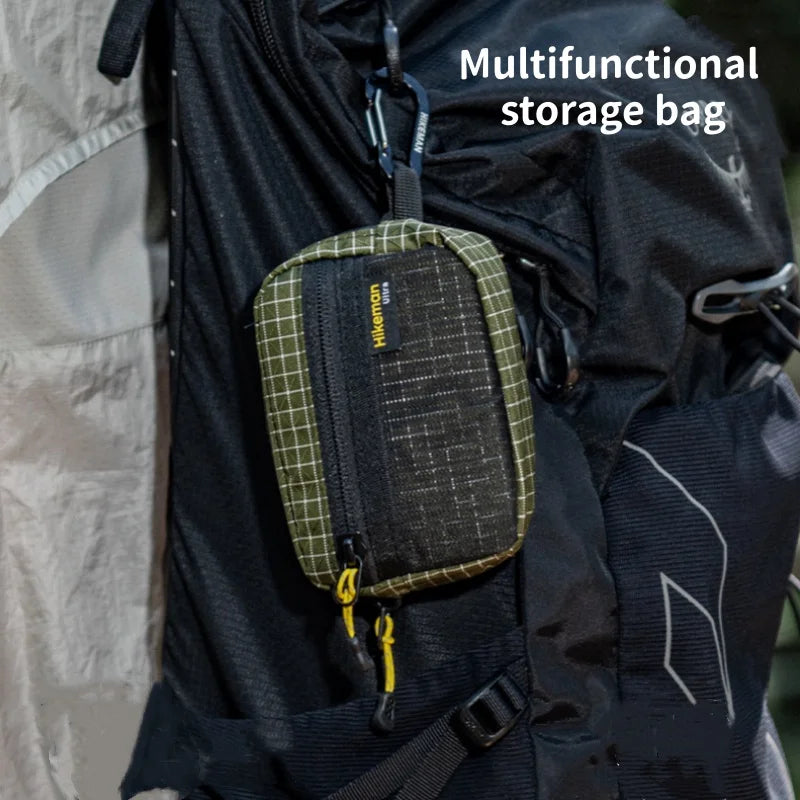 HIKEMAN Multifunctional Utility Bag Outdoor Camping Tactical Hanging Bag Accessories Storage Card Bag