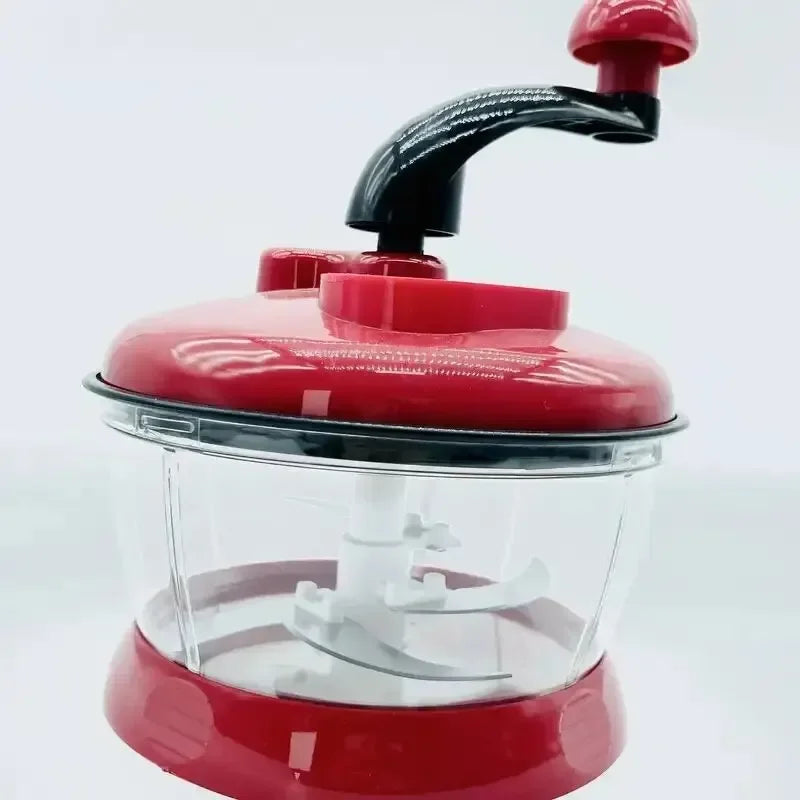 Manual Multifunctional Food Processor Chili Garlic Slicer Vegetable Fruit Chop up Machine for Kitchen