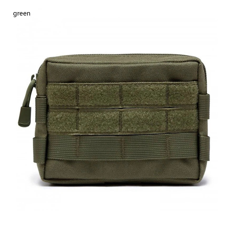 Multi functional accessory miscellaneous bag storage bag can be hung on top of outdoor vest, outdoor backpack belt