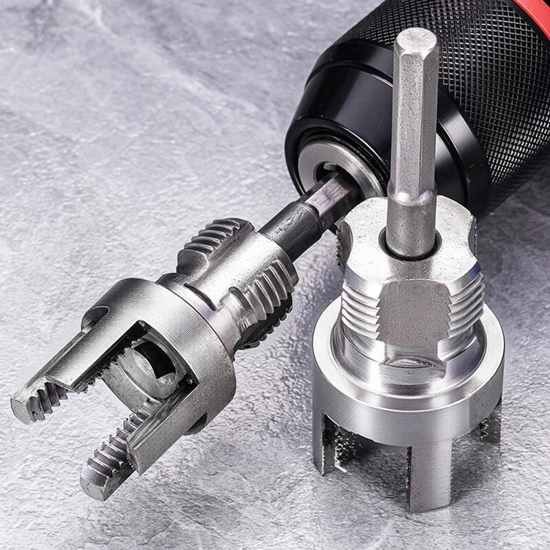1pc 4/6 Split Integrated Internal and External Water Pipe Threading Tool PPR & PPE & PVC Plastic Pipes Threader