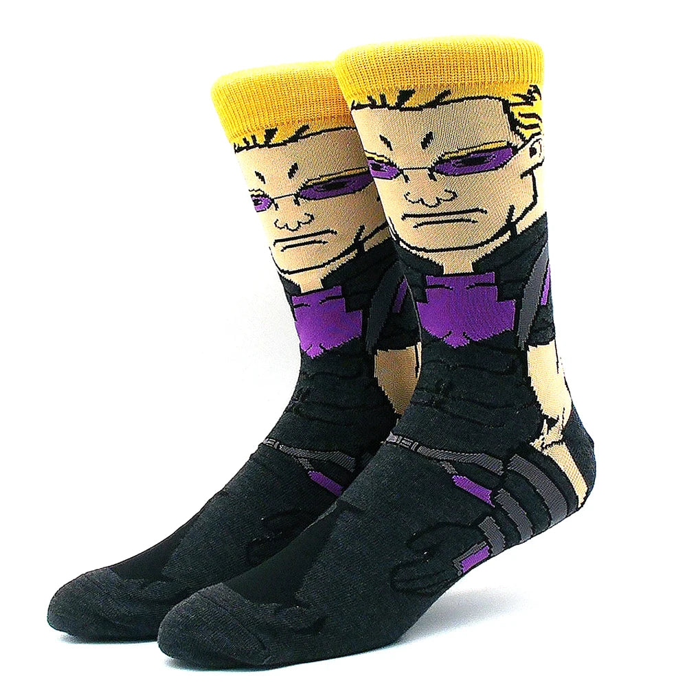 2023 Funny Socks Hot Selling High Quality Anime Socks Men's Women's Funny Socks Personality Fashion Men's Socks Cartoon Socks