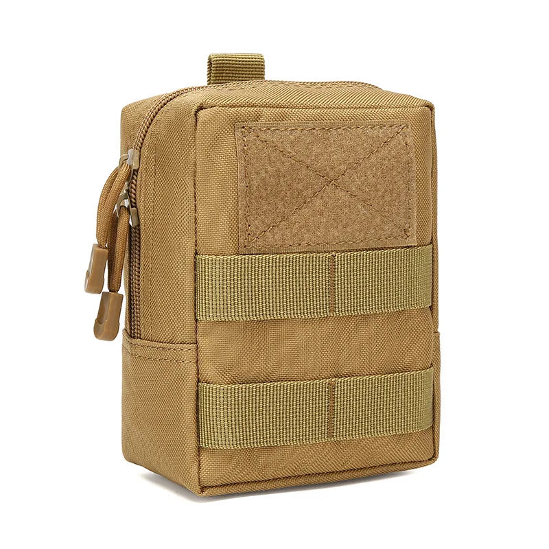 Outdoor Molle Pouch Waist Bag Utility EDC Tool Pack Phone Holder Case Working Hiking Camping Hunting Accessories Organizer Bags