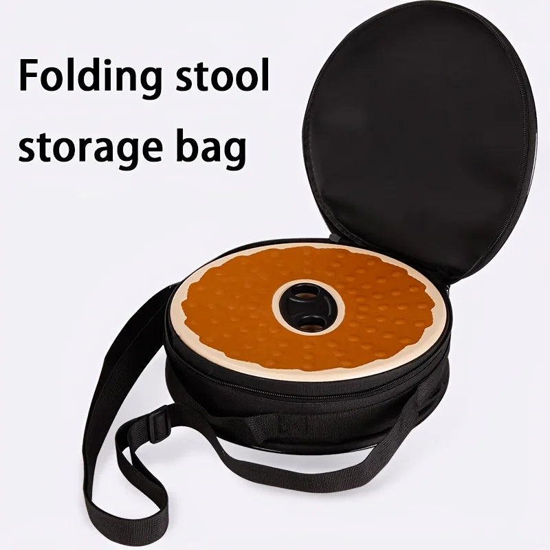 Multifunctional Outdoor Folding Stool Bag Portable Lightweight Storage Bag Camping Accessories Suitable For Camping Travel