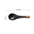Ceramic Soup Spoon Japanese Tableware Eating Spoon Creative Spoons Kitchen Cooking Utensil Tool Teaspoon Catering For Kicthen